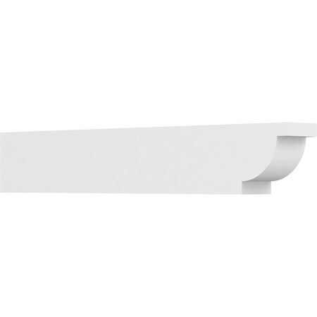 Ekena Millwork Standard Alpine Architectural Grade PVC Rafter Tail, 4"W X 6"H X 36"L RFTP04X06X36ALP